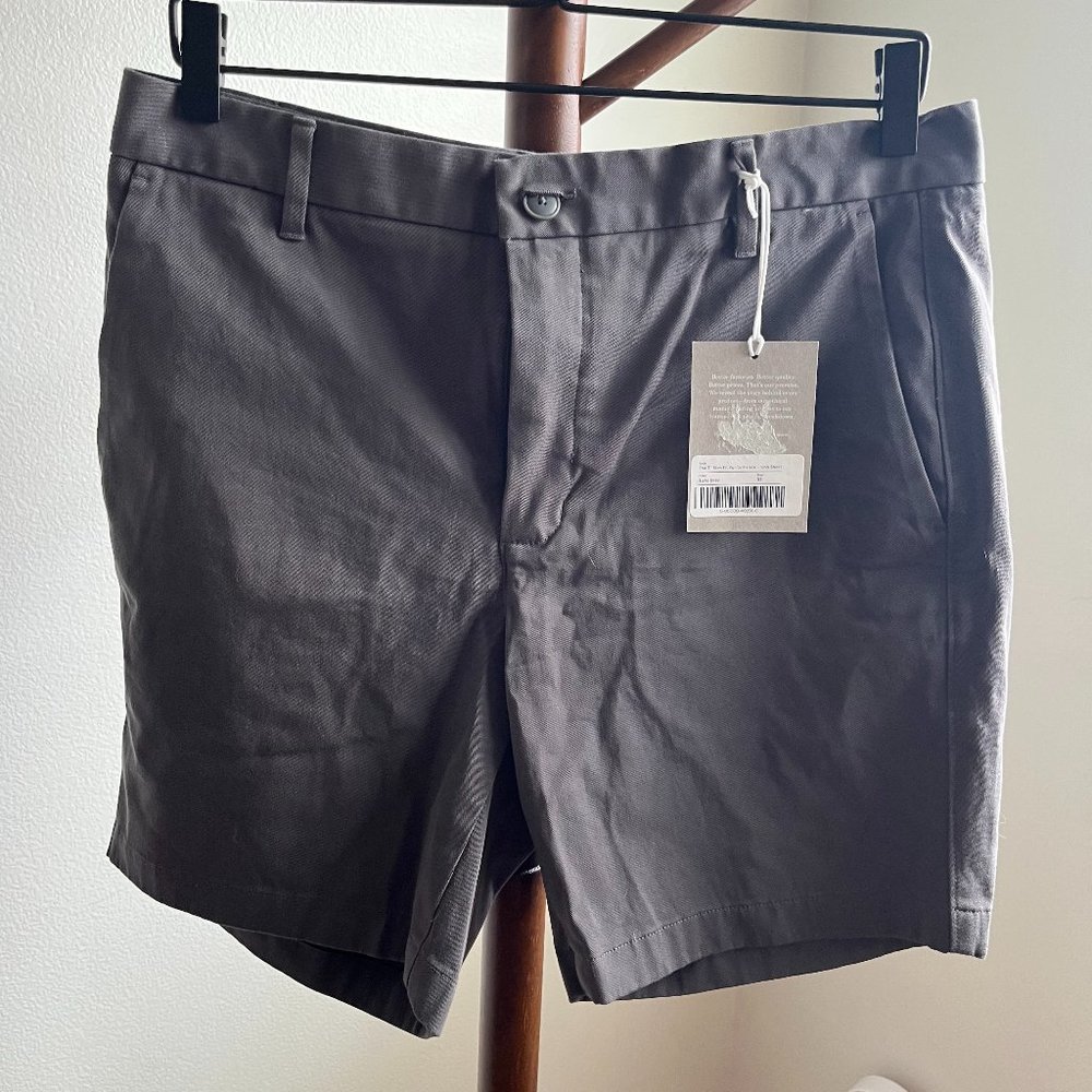 7" Slim Fit Performance Chino Short - 33inch New With Tag
